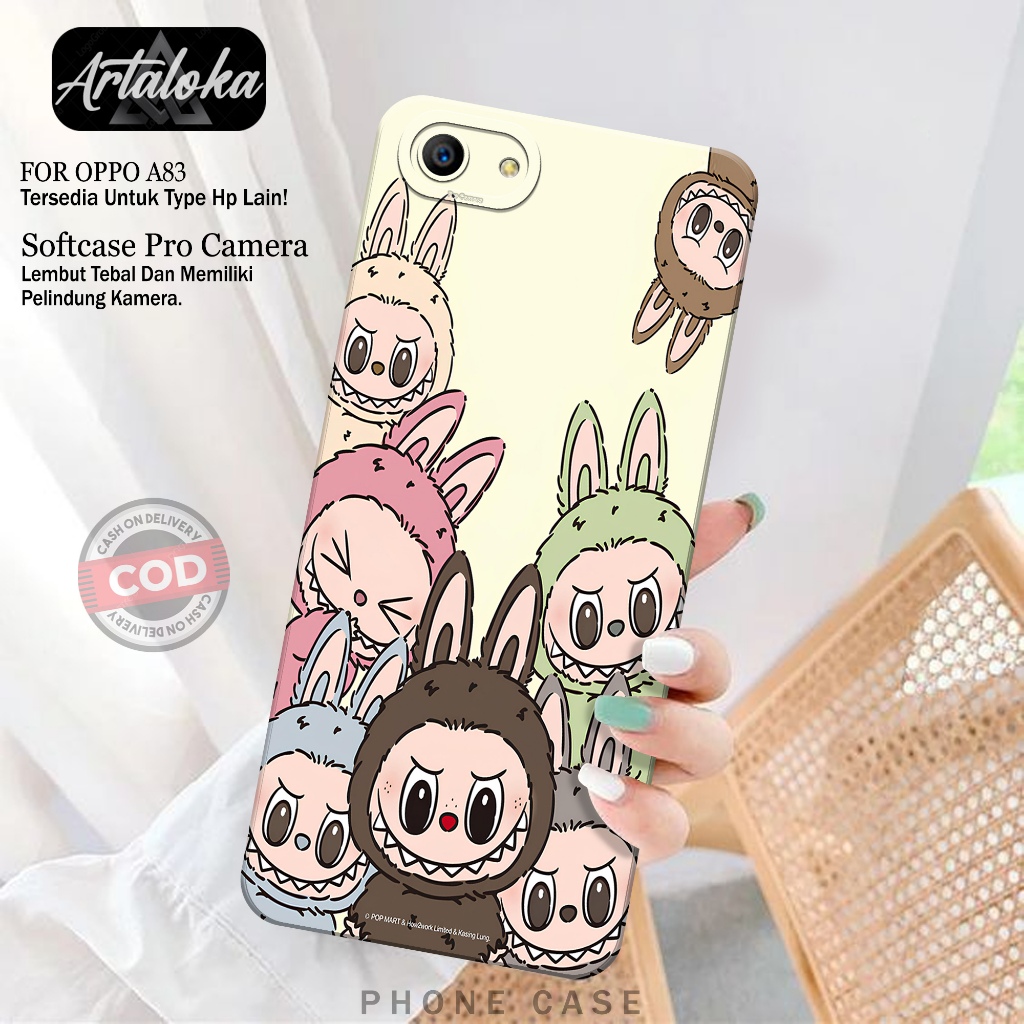 Case Hp OPPO A83 Fashion Case Kartun Softcase OPPO A83 Silikon TPU Pro Camera Casing OPPO A83 Cover 