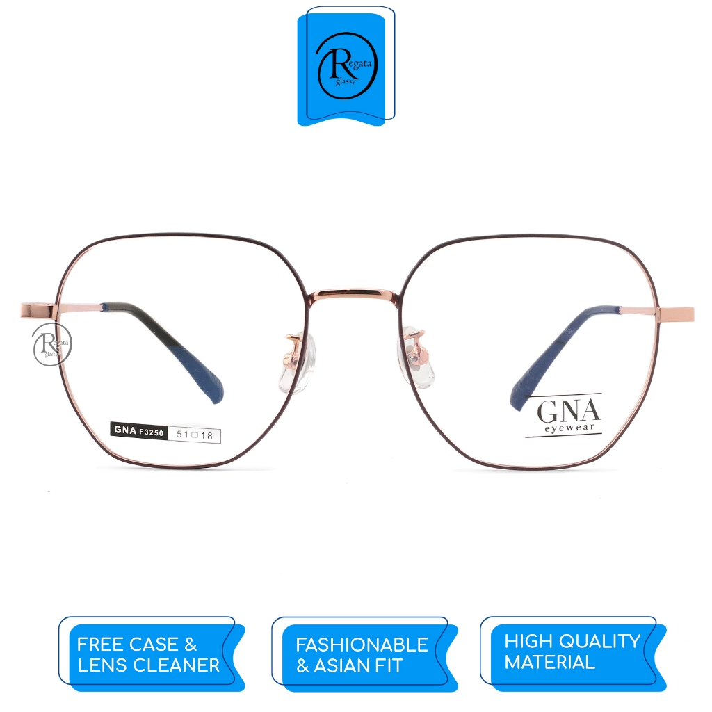 GNA Eyewear /  GNA F-3250 / Frame Kacamata GNA Eyewear ORIGINAL