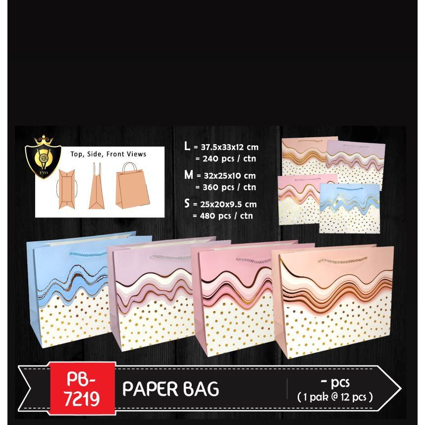 

Paperbag Tas Kertas MEDIUM/Paperbag Murah/ Tas Souvenir KODE 7219 M