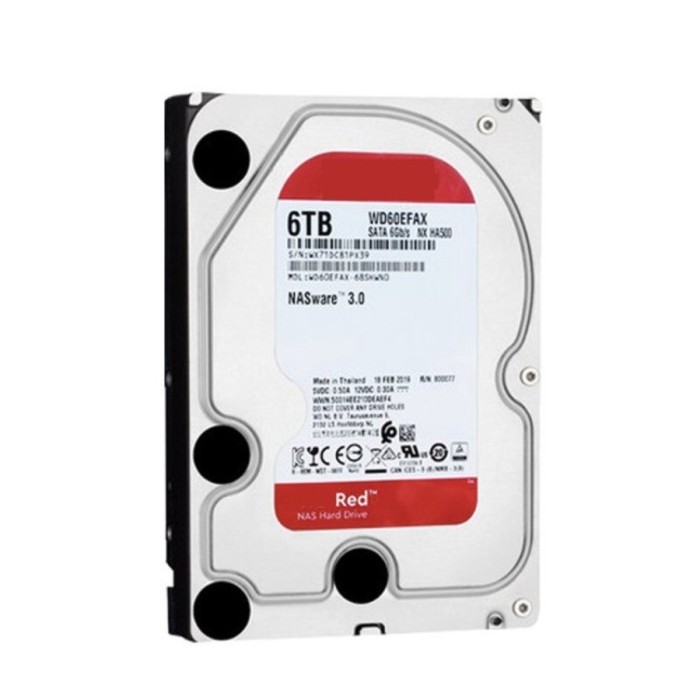 WD RED PC 6TB 3.5" HDD [Harddisk Internal]