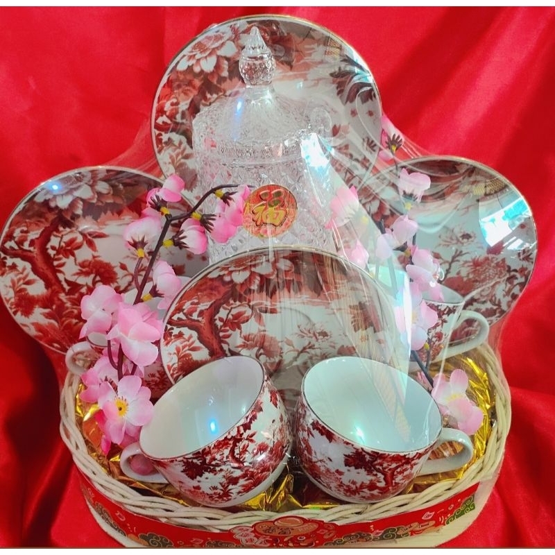 

Parcel Imlek Hampers CNY Teaset Keramik Premium Quality Parsel Giftset