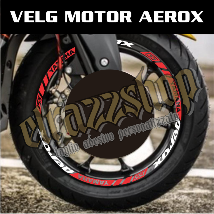 Stiker Lis Velg Motor Aerox 155 Cutting Sticker Variasi Aksesoris Terbaru Termurah