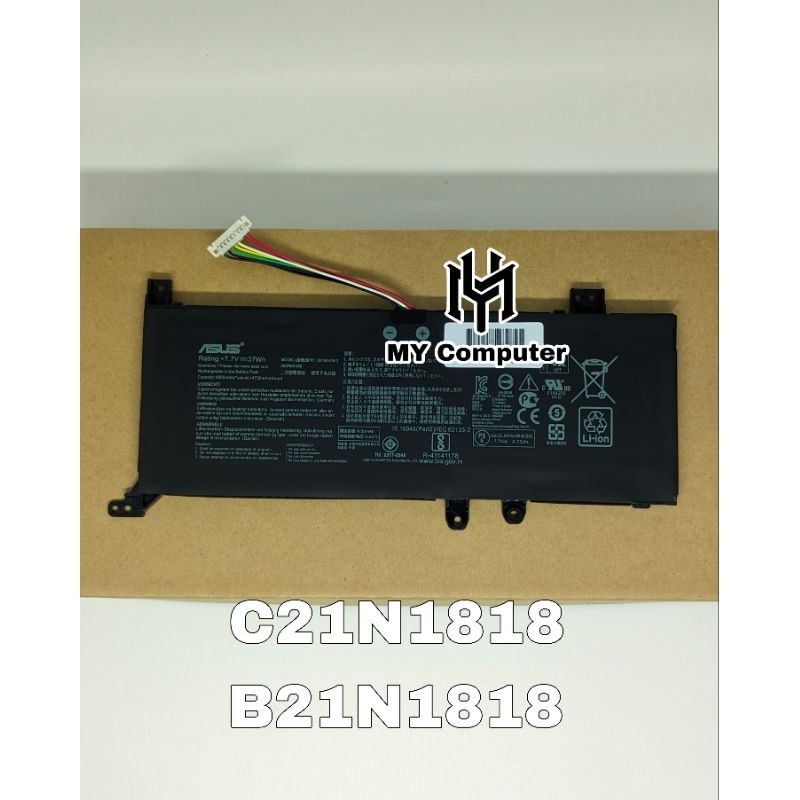 Battery Baterai Laptop Asus Vivobook 15 X512 Y4100FA, Y4100UA, Y4100UBP1402FA, P1402UA, P1402UB 1818