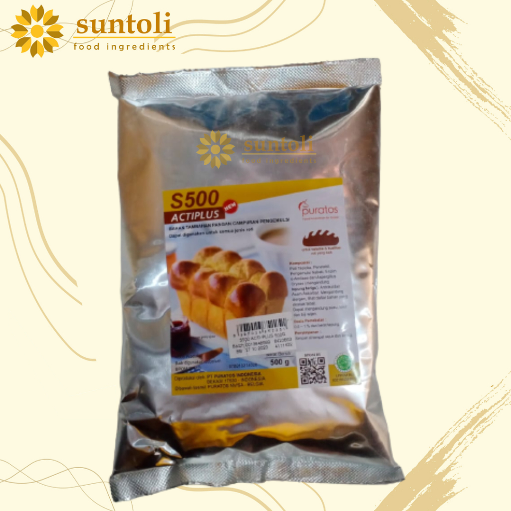 

Puratos S 500 Acti-Plus Universal Improver / Pengembang & Pelembut Kue - Repack 100 gr