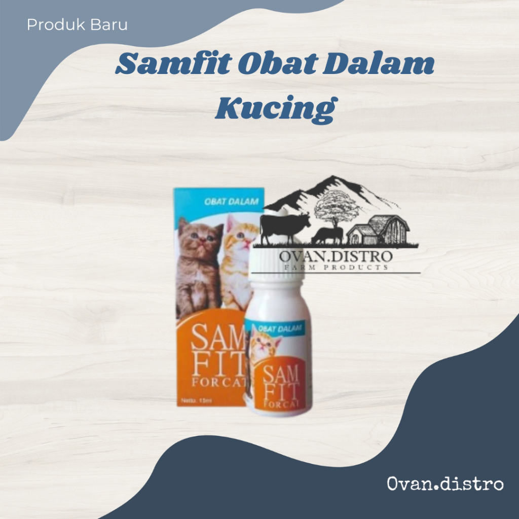 cod Samfit Obat Dalam Kucing Obat Diare Kucing Muntah Lemas Tidak Mau Makan Sakit Mencret Flu Kitten