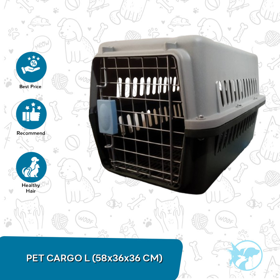 GOSEND Kandang Kucing / Anjing Portable Ukuran Besar - Pet Cargo L