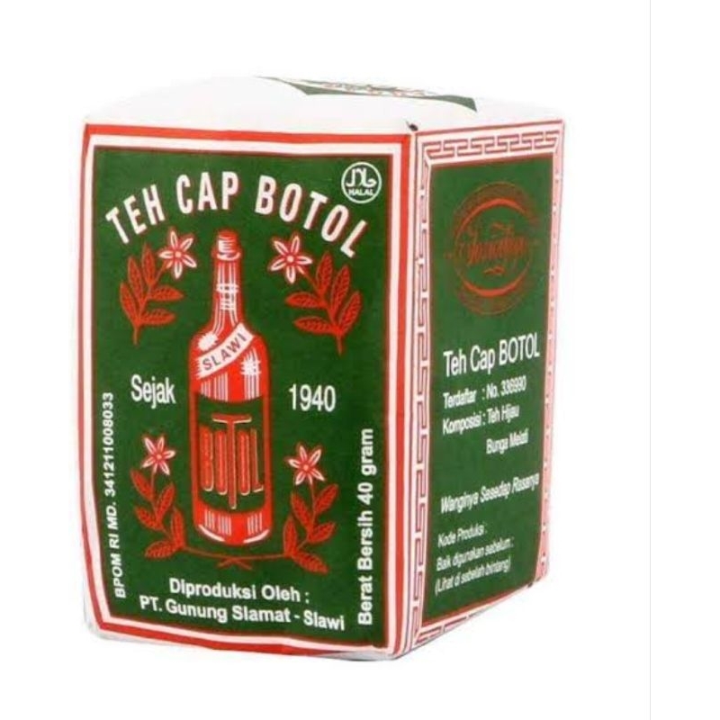 

cap botol hijau 40gr