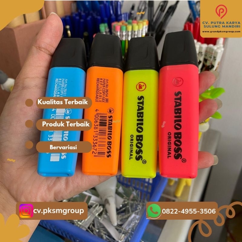 

BOSS Stabilio Kertas Pensil Original