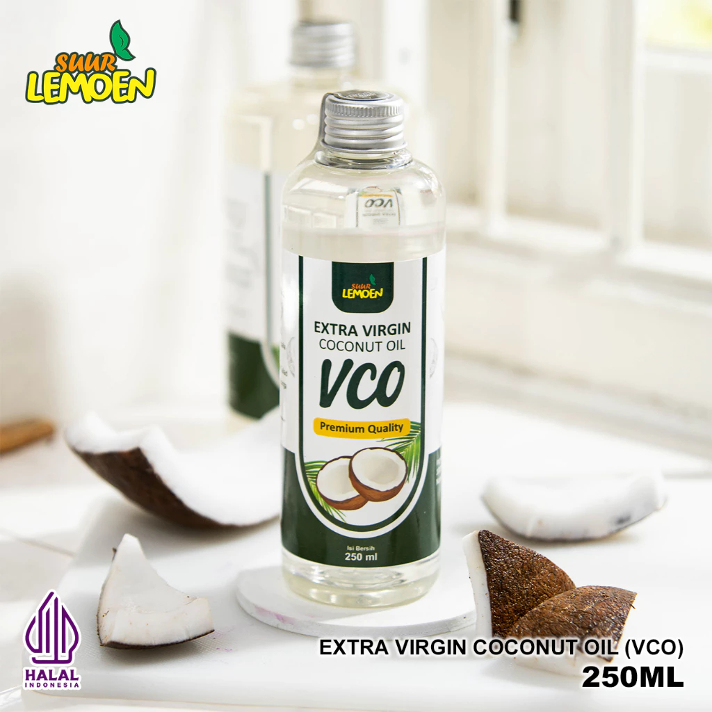

Suur Lemoen - Extra Virgin Coconut Oil 250ml - Minyak Kelapa Murni VCO 500ml Organik Premium