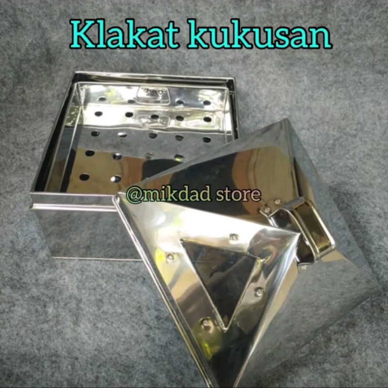 Klakat Kukusan Kotak Persegi Dandang Dimsum Steel Bahan Stainless