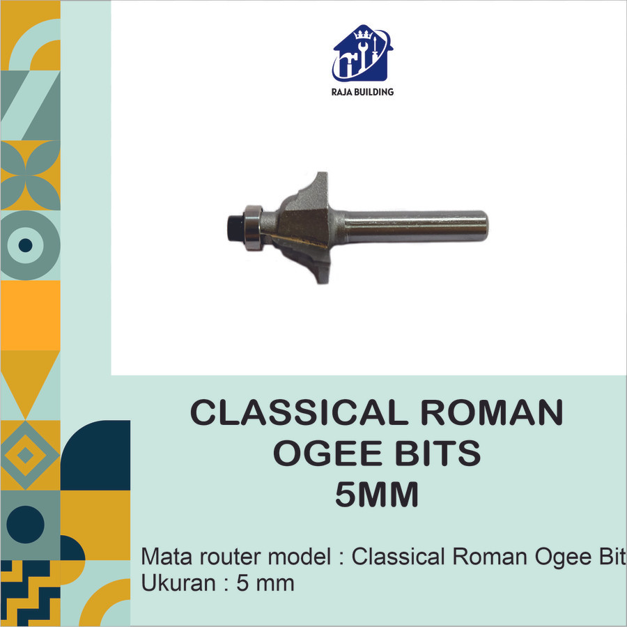 CLASSICAL ROMAN OGEE BIT / MATA ROUTER BIT