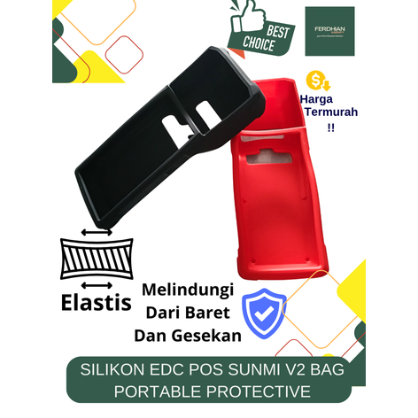 SILIKON CASING EDC SUNMI V2 , V2S, V2 PRO SILICON SUNMI SILIKON EDC BERKUALITAS