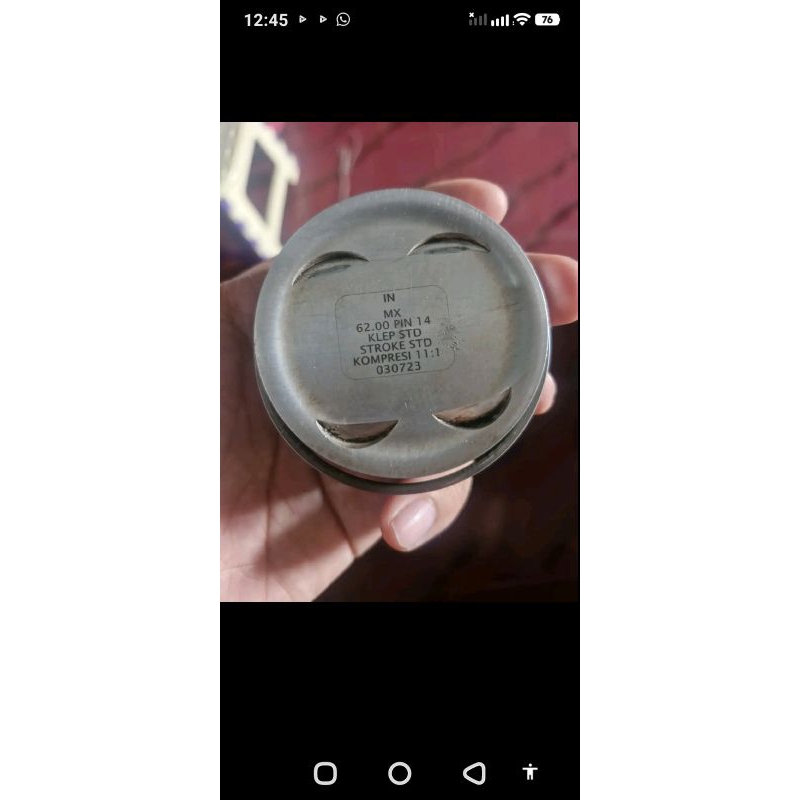 piston forget brt dm 62