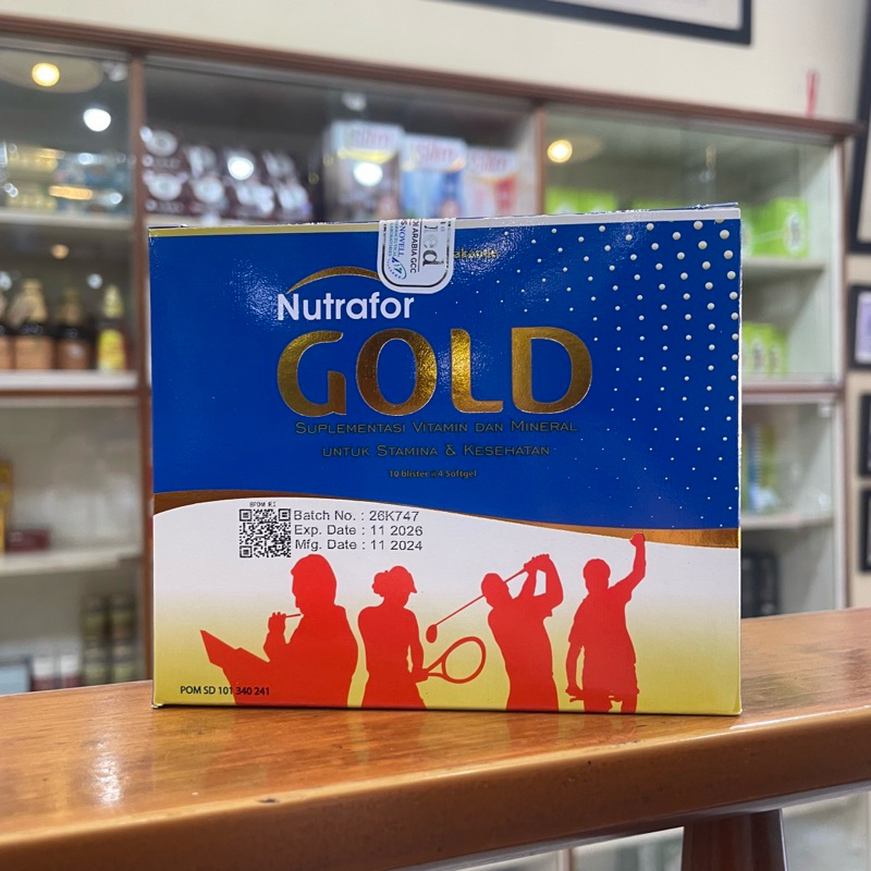 Nutrafor GOLD suplementasi vitamin dan mineral