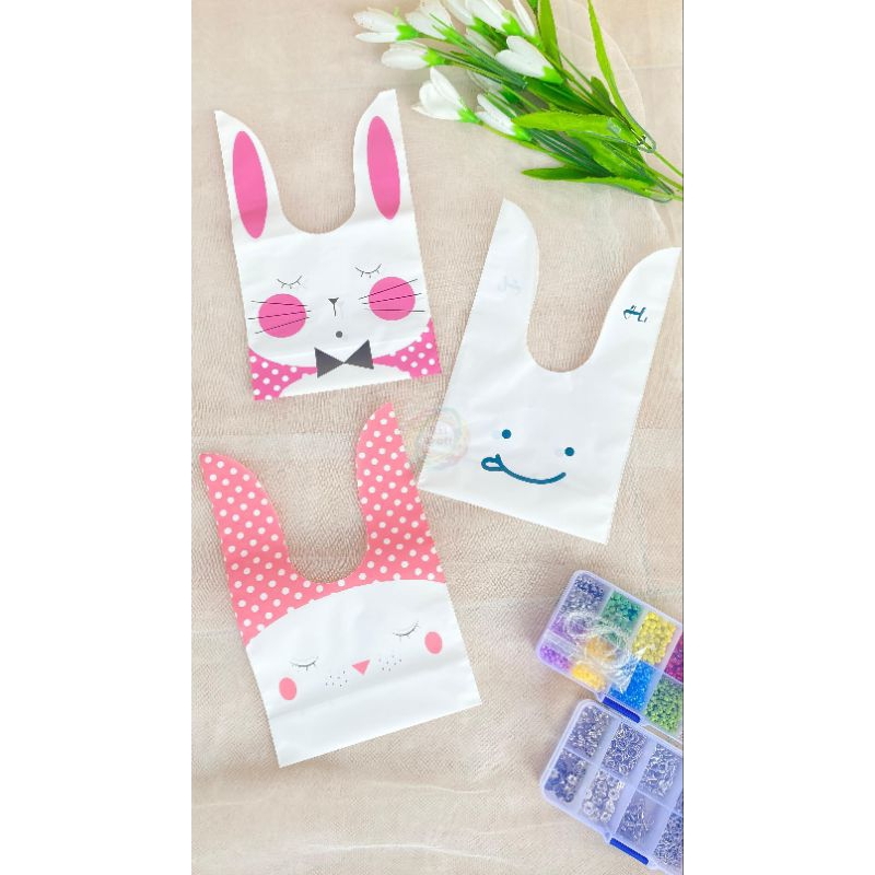 

(5PCS)Plastik bungkus karakter lucu kemasan produk
