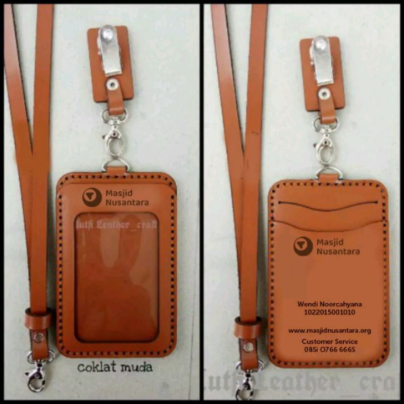 

ID Card Holder || ID Card kulit asli custom nama dan logo