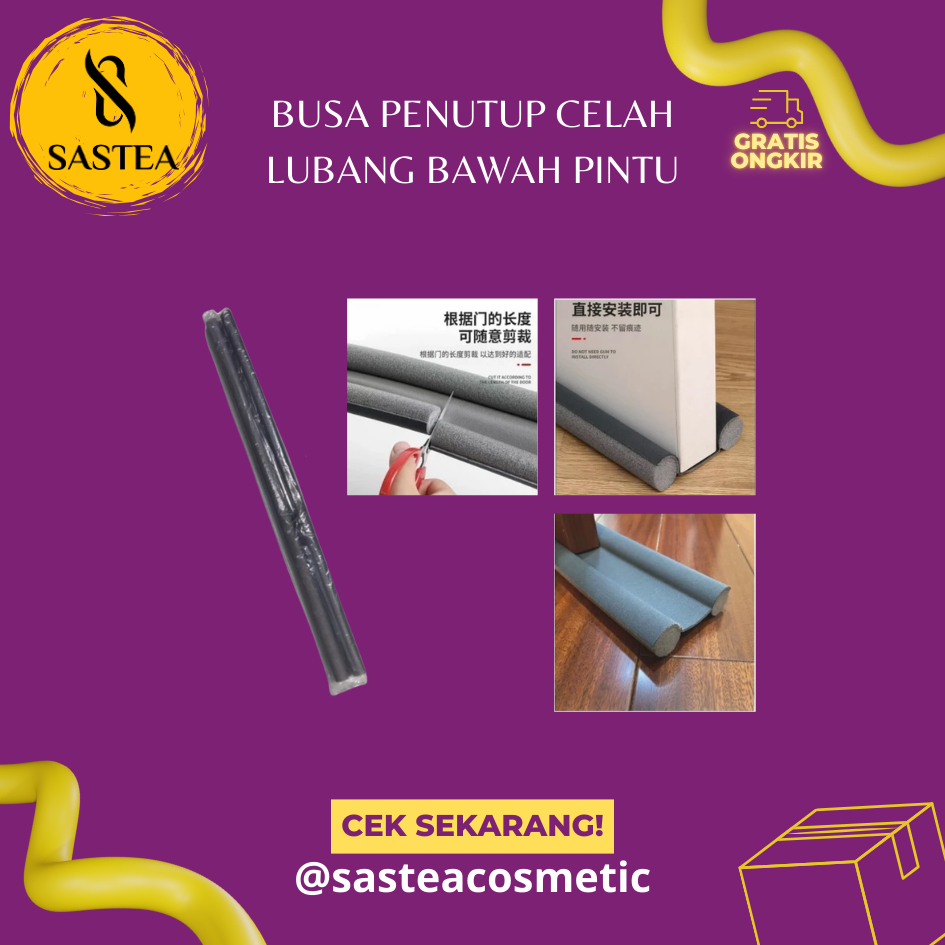 BUSA PENUTUP CELAH LUBANG BAWAH PINTU / PELINDUNG CELAH PENYEKAT PINTU / DOOR STOPPER