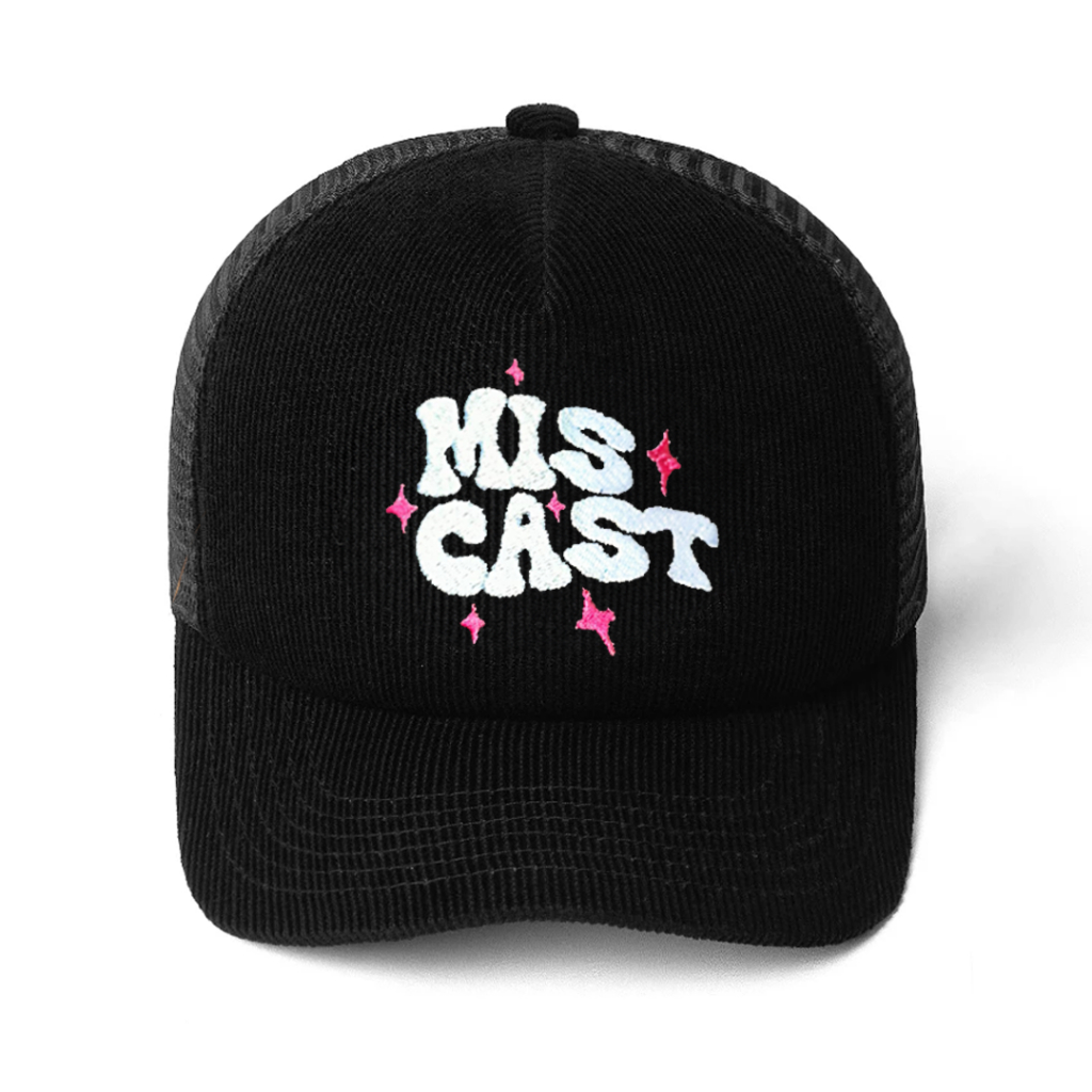 Miscast | Topi Jaring Corduroy | Trucker Hat Vintage | Eclipse | Black