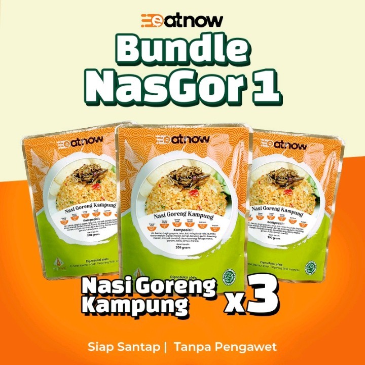 

Eatnow Bundle Isi 3 - Nasgor Kampung