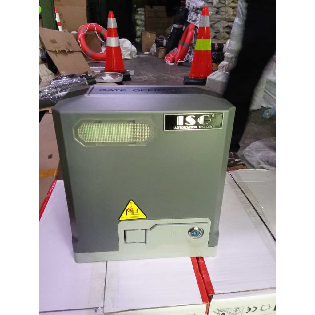 SLIDING GATE ISG 2 TON AUTOGATE OPENER AUTOMATIC MESIN PINTU PAGAR KAPASITAS 2000KG FULLSET