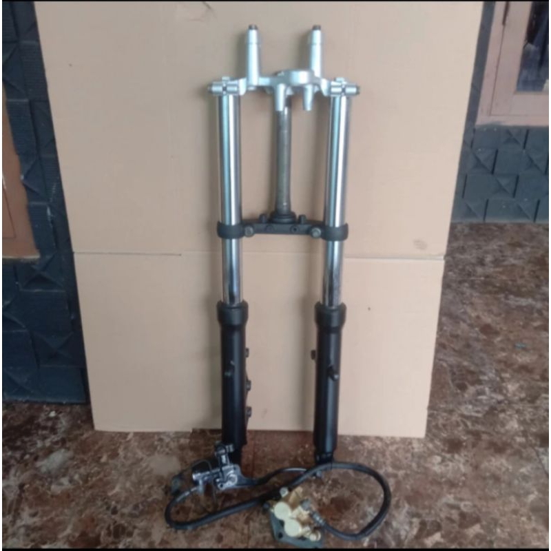 shock depan byson bison original copotan 1 set cakram pnp custome