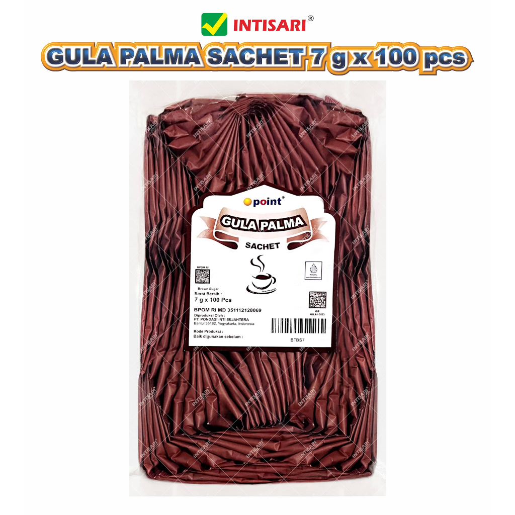 

[ISI 100 PCS] GULA PALMA SACHET 7 G