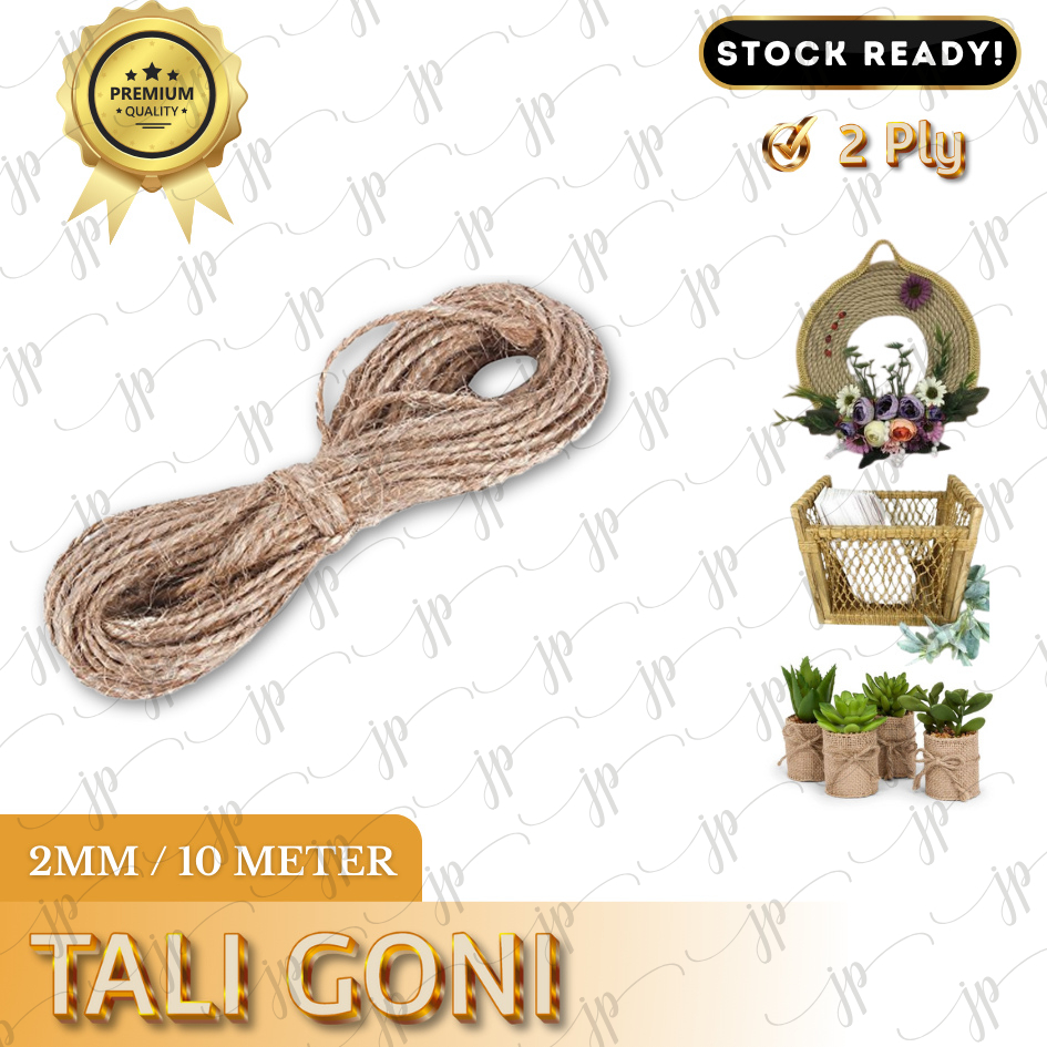 

TALI GONI PER 10 METER (2 PLY/ 2 MM) PENJEPIT FOTO TALI RAMI