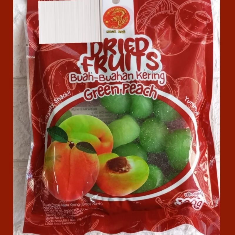 

Manisan buah kering imlek green peach 300gr
