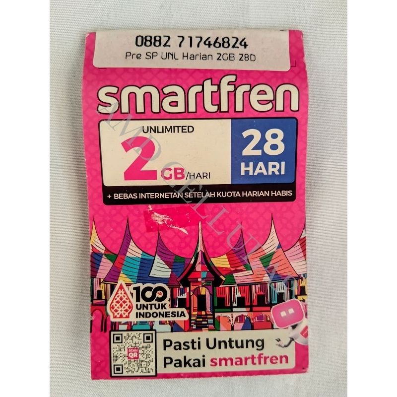 Perdana Unlimited Smartfren FUP 2GB