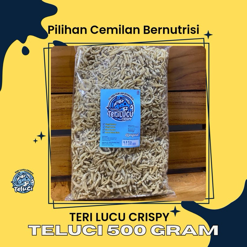 

Teri crispy,Teri Nasi ,teri super,. Cemilan sehat,lauk makan,bergizi .protein dan kalsium 500 gram