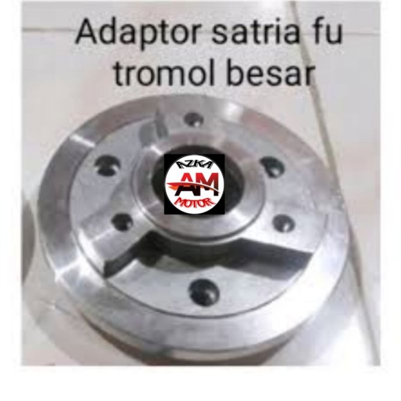 adaptor cakram belakang satria fu tromol besar/adaptor tromol besar
