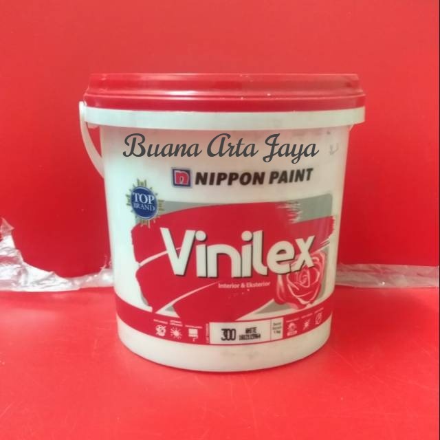 Cat Tembok Vinilex Kembang Putih / Hitam ( 1Kg )