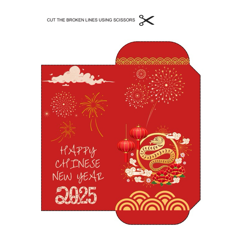 

AMPLOP IMLEK / DESAIN AMPLOP LUNAR CHINESE NEW YEAR 2025