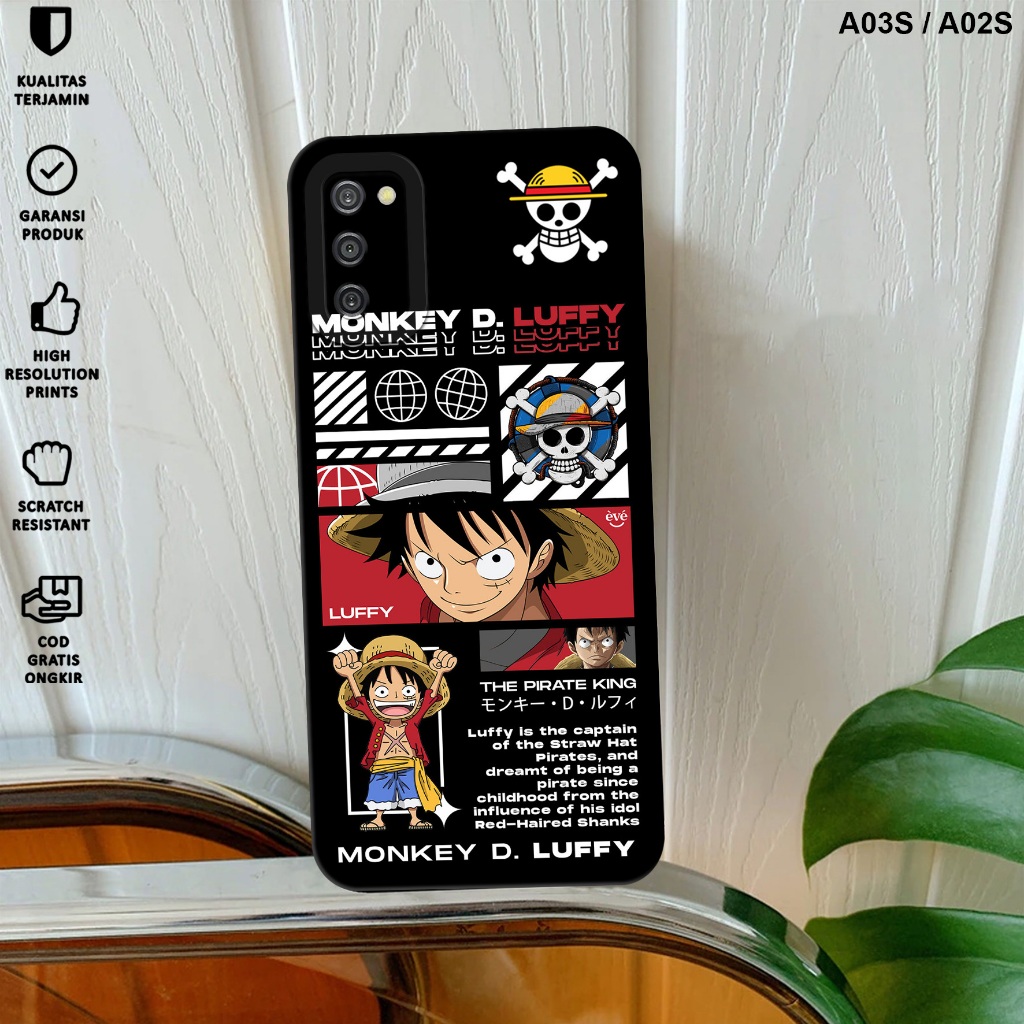 Case Samsung A03S - Casing Hp Samsung A03S Motif One Piece - Softcase Samsung A03S - Softcase Hp Sam