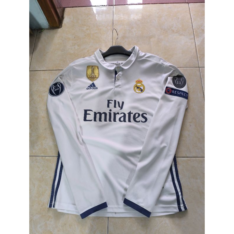 Jersey Real Madrid Long Sleeve 2016/17 Home