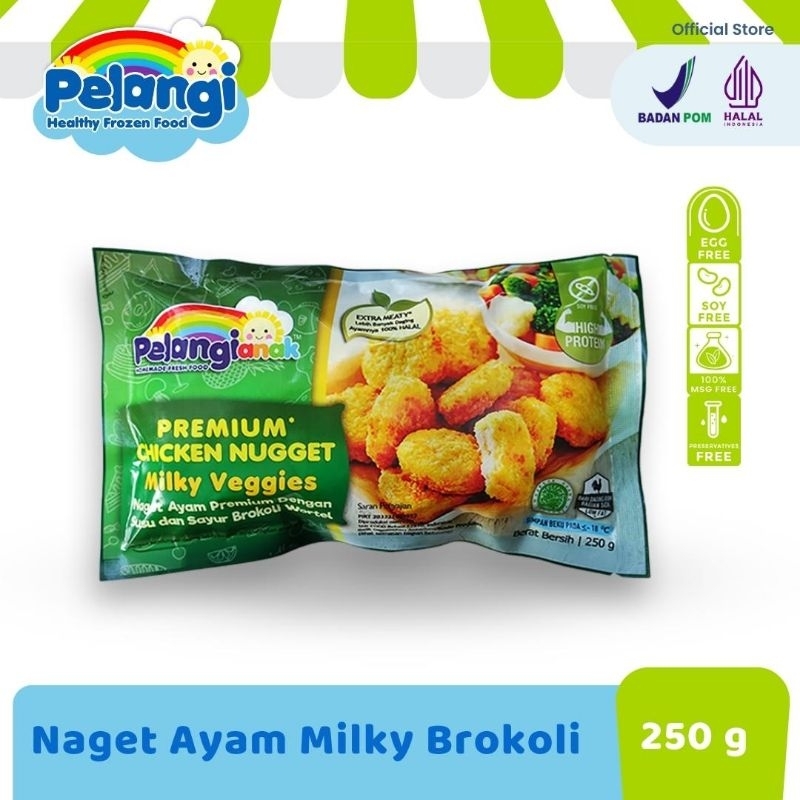 

Nugget ayam susu brokoli wortel /NON MSG/ NON PENGAWET/pelangi anak sehat