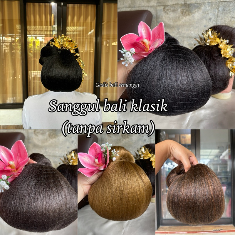 Sanggul bali klasik tanpa sirkam/ sanggul Bali