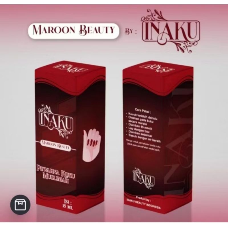 HENA/HENNA/PACCI/ MUSLIMAH KUTEK INAKU MARON/KUTEK INAKU MERAH/KUTEK INAKU COKLAT/KUTEK HALAL/HENNA 