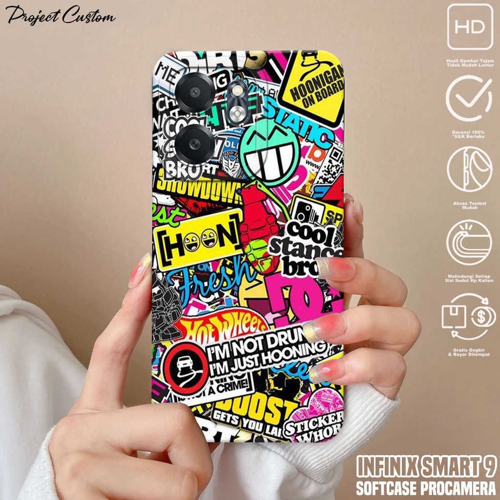 Softcase Hp Infinix Smart 9 - Casing Infinix Smart 9 ( GRAFF ) Silikon Hp Infinix Smart 9 - Case Hp 