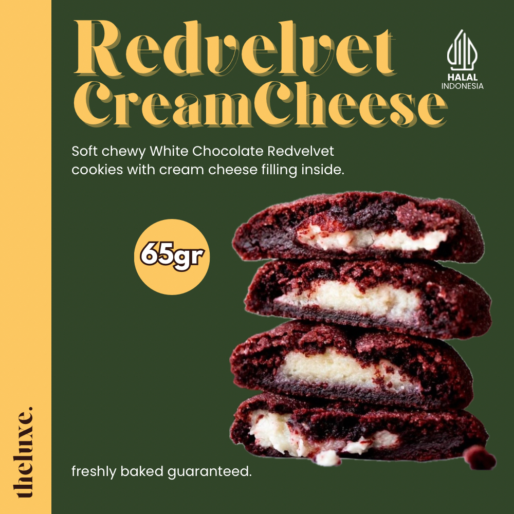 

Soft Baked Cookies Red Velvet Cream Cheese