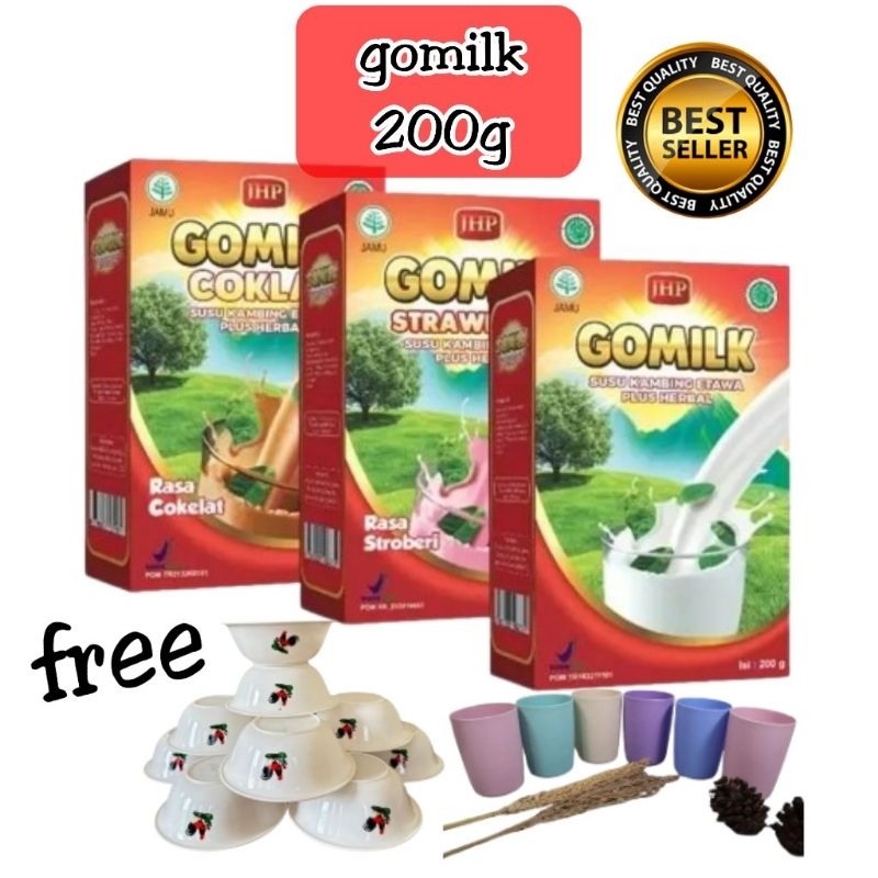 

GOMILK herbal original 200 g,susu etawaku susu kambing