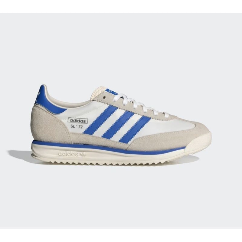 SEPATU CASUAL ADIDAS SL 72 RS ORIGINAL WHITE BLUE CLOUD WHITE