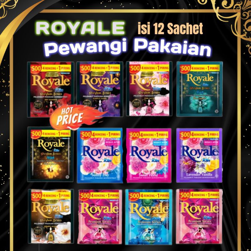 PEWANGI ROYALE SACHET / 1 RENCENG ISI 12 PCS / 13ML grosir distributor supplier sembako warung toko 