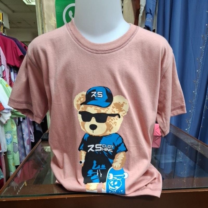 Kaos Distro Anak Warna Pink Salem