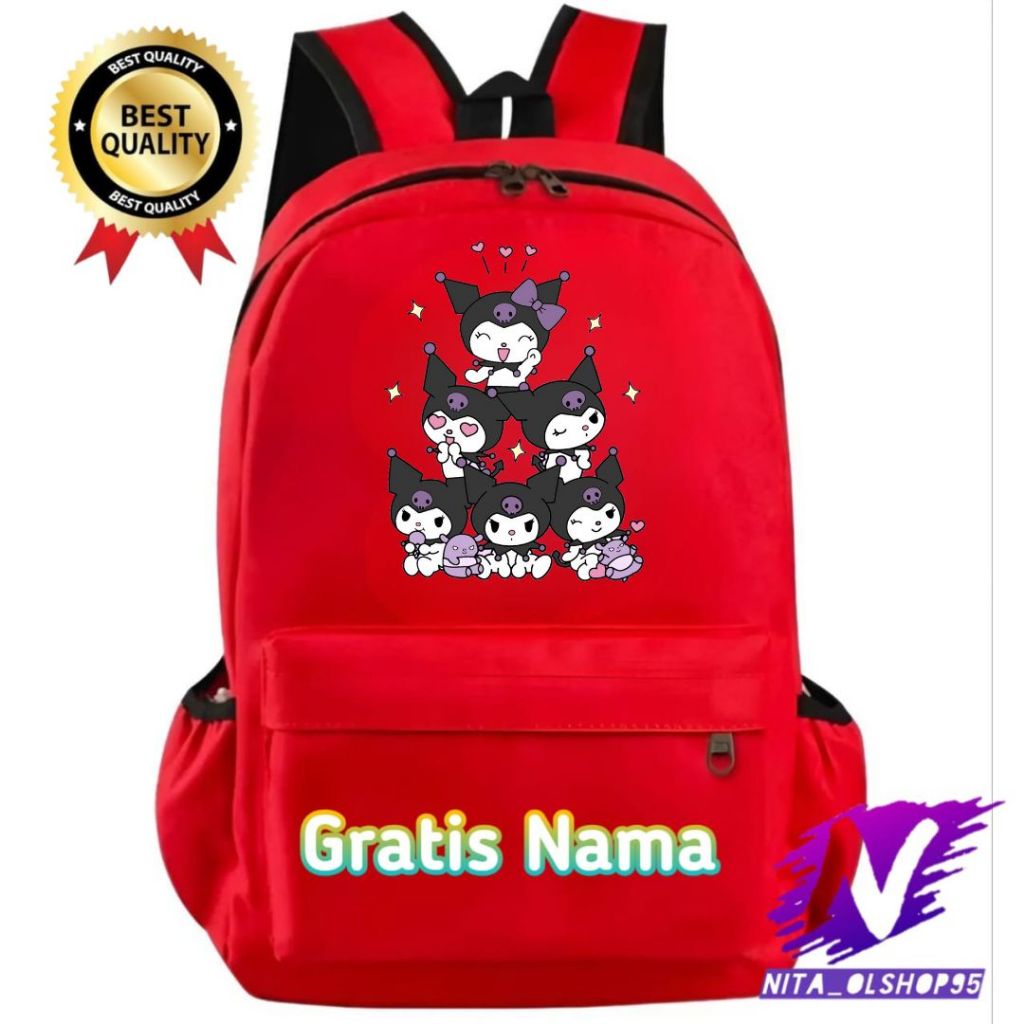 Tas Full anak sekolah KUROMI tas kuromi