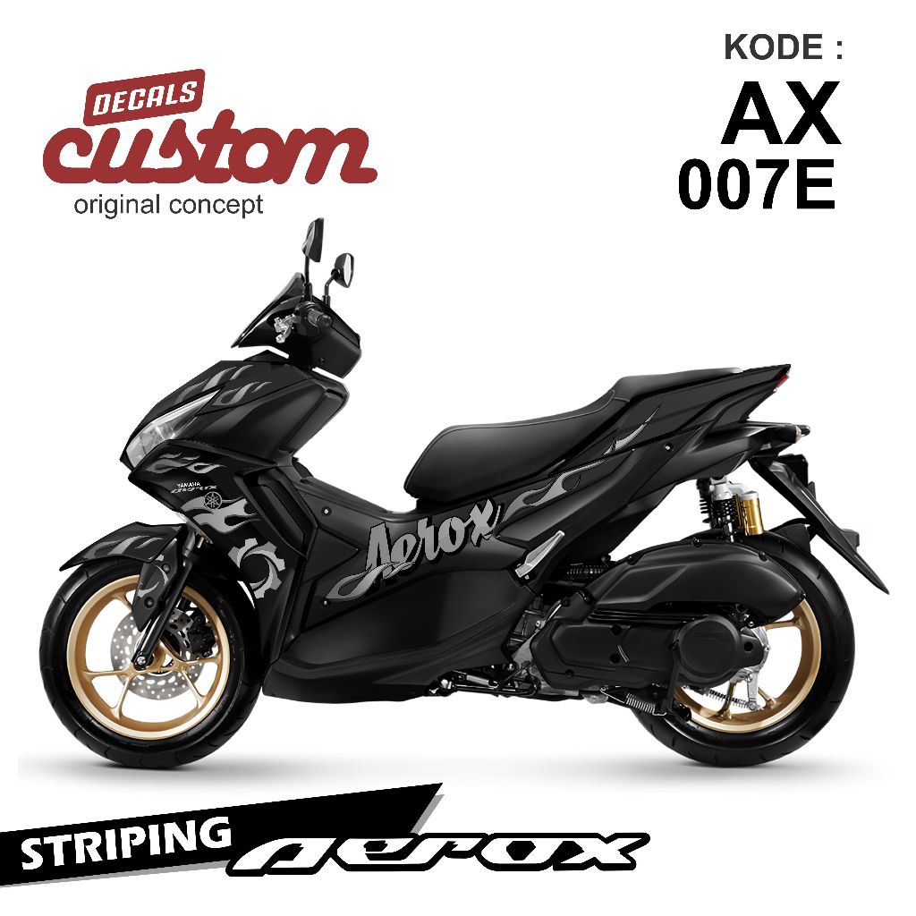 stiker motor yamaha aerox decal aerox striping motor yamaha aerox