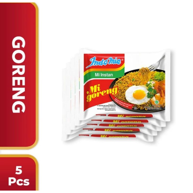 

FREE PACKING- Indomie Goreng Spesial ISI 5pc