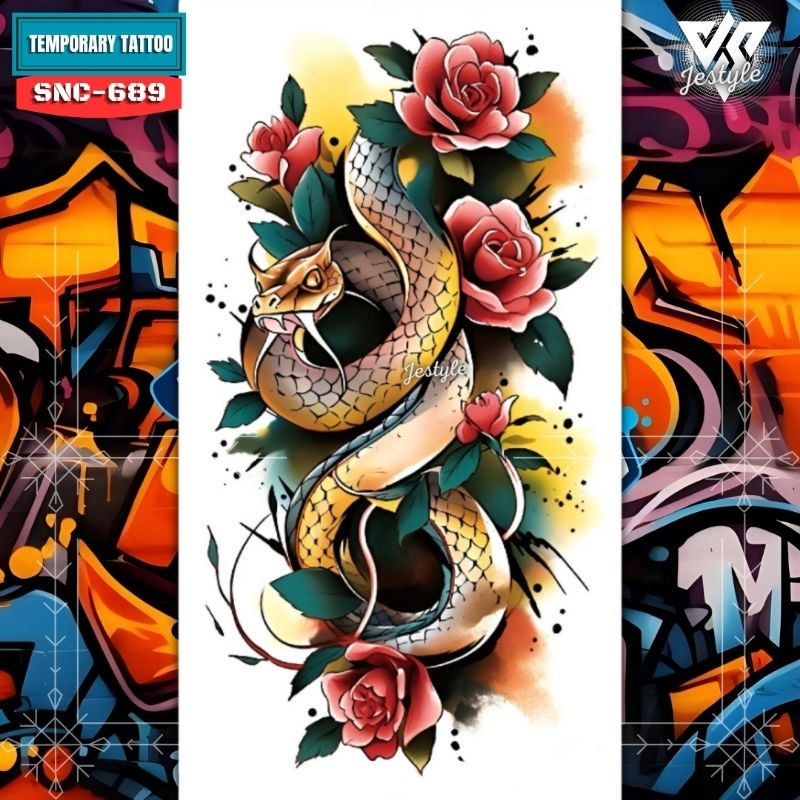 [SNC-689] Tato Temporer Ular Snake design