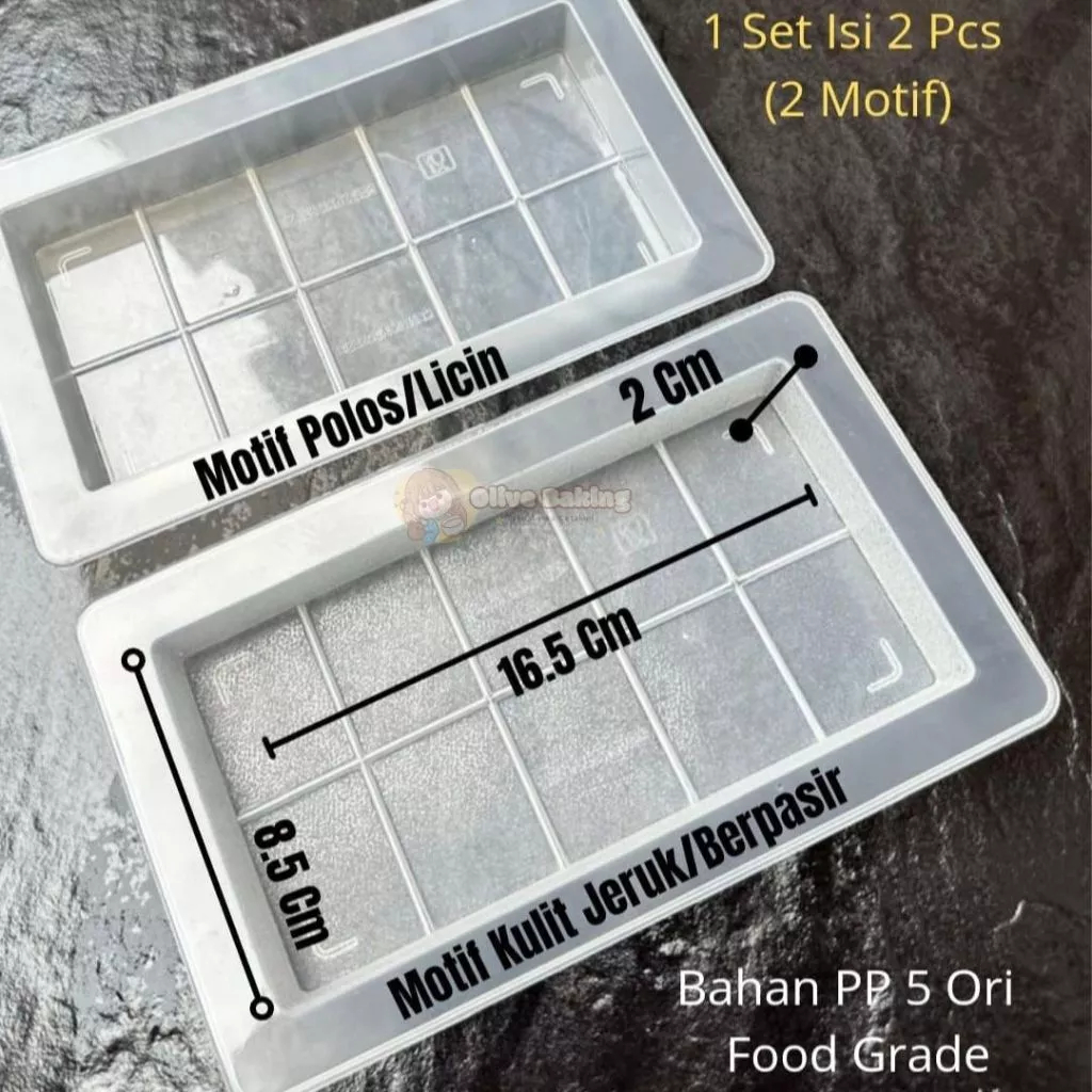 Cetakan Coklat Dubai Plastik