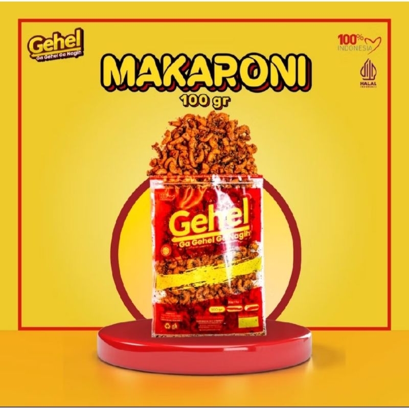 

[READY] Gehel Makaroni Pedas Jeruk - 100g